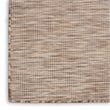 Pemberly Row Contemporary 5' x 7' Beige Fabric Indoor/Outdoor Modern Rug