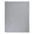 Pemberly Row Contemporary 10' x 14' Ivory Blue Fabric Modern Area Rug