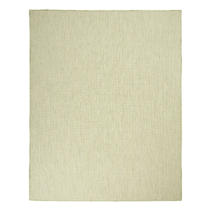 Pemberly Row Contemporary 9' x 12' Ivory Green Fabric Modern Area Rug