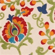 Pemberly Row Contemporary 12' x 15' Multicolor Fabric Farmhouse Area Rug