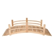 Pemberley Row Cedar Wood Beige Garden Bridge Rectangular Handcrafted 73