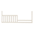 Pemberly Row Traditional Toddler Guard Rail - Brushed White Finish