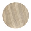 Pemberley Row Concrete Tan Coffee Table Round Modern