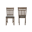 Pemberly Row Contemporary 9-Piece Wood Dining Set in Walnut Finish