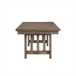 Pemberly Row Contemporary 9-Piece Wood Dining Set in Walnut Finish