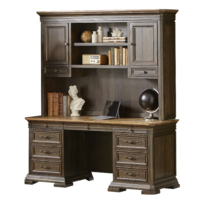Pemberley Row Wood Brown Hutch Rectangular 68