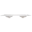 Pemberly Row Modern Cultured Marble 73-inch Vanity Top in White
