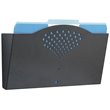 Pemberly Row Contemporary Black Powder Coat Finish Legal Size Steel Wall File