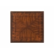 Pemberly Row Modern Nest Of Tables In Dark Brown Cherry Finish