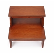 Pemberly Row Contemporary Wood Step Stool in Olive Ash Finish