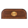 Pemberly Row Contemporary Wood Console Table in Cherry Brown