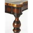 Pemberly Row Modern Enrique Stone And Wood Game Table - Brown