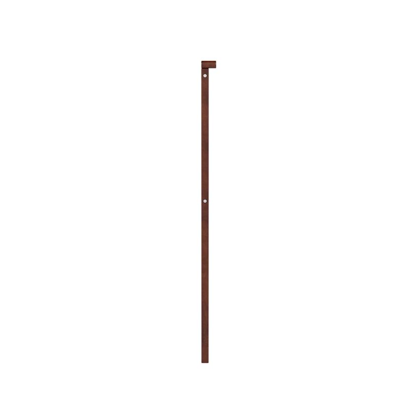 Pemberly Row Contemporary Twin Wood Headboard in Walnut Finish