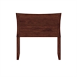 Pemberly Row Twin Wood Headboard with USB Charging Station in Walnut