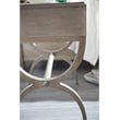 Pemberly Row Contemporary Wood Leg Nightstand in Greige Sand-blasted Finish
