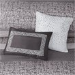Pemberly Row 7-Piece Polyester Jacquard Comforter Set in Gray/Taupe