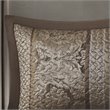 Pemberly Row 5-Piece Polyester Jacquard & Cotton Bedspread Set in Brown