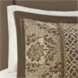 Pemberly Row 5-Piece Polyester Jacquard & Cotton Bedspread Set in Brown