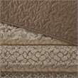 Pemberly Row 5-Piece Polyester Jacquard & Cotton Bedspread Set in Brown
