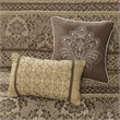 Pemberly Row 5-Piece Polyester Jacquard & Cotton Bedspread Set in Brown