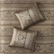 Pemberly Row 5-Piece Polyester Jacquard & Cotton Bedspread Set in Brown