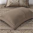 Pemberly Row 5-Piece Polyester Jacquard & Cotton Bedspread Set in Brown