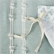 Pemberly Row Modern Cotton Jacquard Full/Queen Duvet Cover Set in Aqua Blue