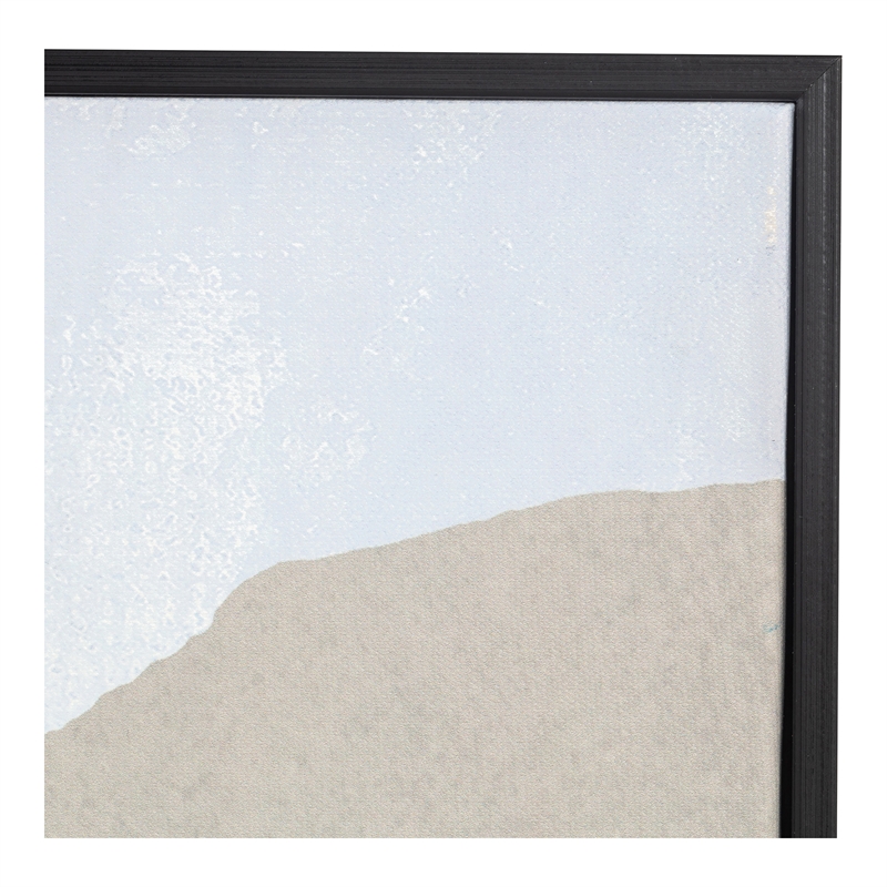 Pemberly Row Contemporary Fabric Wall Decor in Multi-Color Finish
