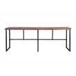 Pemberley Row Wood Brown/Black Console Table Rectangular 90