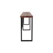Pemberley Row Wood Brown/Black Console Table Rectangular 90