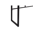 Pemberley Row Wood Brown/Black Console Table Rectangular 90