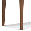 Pemberly Row Rectangle Modern Wood Dining Table in Walnut Brown