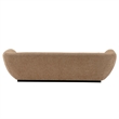 Pemberly Row Contemporary Sofa with Solid Wood Frame in Light Brown