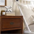 Pemberly Row 1-Drawer Classic Solid Wood Bedroom Nightstand in Walnut