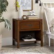Pemberly Row 1-Drawer Classic Solid Wood Bedroom Nightstand in Walnut