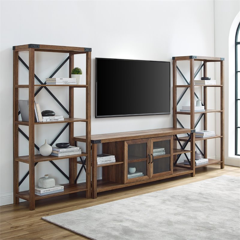 Pemberly Row Metal X-Accent Wall with 70