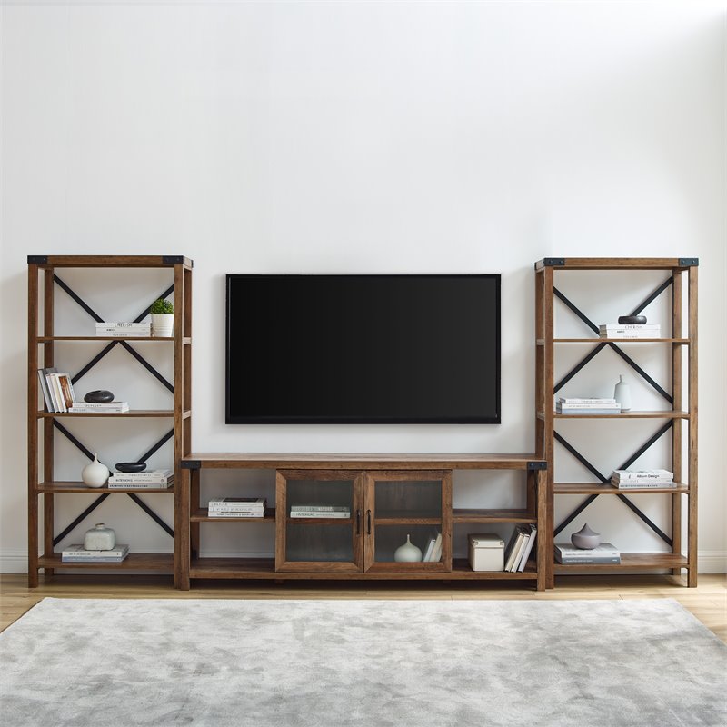 Pemberly Row Metal X-Accent Wall with 70