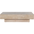 Pemberly Row Mid-Century Solid Wood Rich Natural Coffee Table
