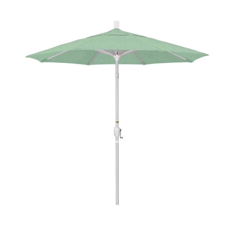 Pemberly Row 7.5' Patio Umbrella in Sun brella Spa/Matted White