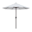 Pemberley Row Aluminum White Patio Umbrella Rectangular 9' Unassembled
