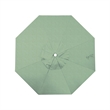 Pemberly Row 9' Bronze Aluminum Pole Patio Umbrella in Pacifica Spa Fabric