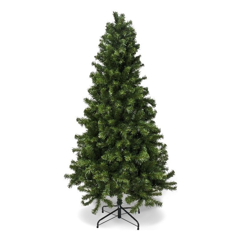 Pemberly Row Contemporary 6 ft. Pre-lit Green Christmas Tree