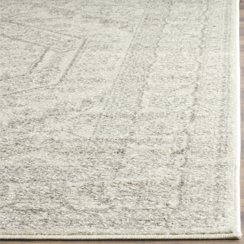 Pemberly Row Contemporary Polypropylene Ivory Area Rug - 3' x 5'