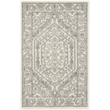 Pemberly Row Contemporary Polypropylene Ivory Area Rug - Runner 2'6