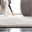 Pemberly Row Contemporary 10' Square Fabric Power Loomed Rug