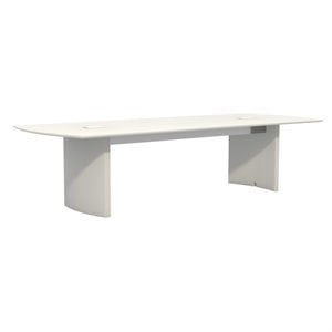 Pemberly Row Contemporary 10' Conference Table in Sea Salt Finish