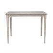 Pemberly Row Contemporary Solid Wood Top Table - Counter Height