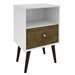 White and Rustic Brown