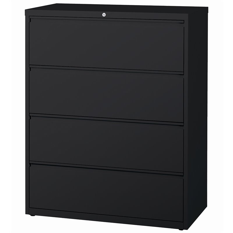 Pemberley Row Steel Black Filing Cabinet Rectangular 42