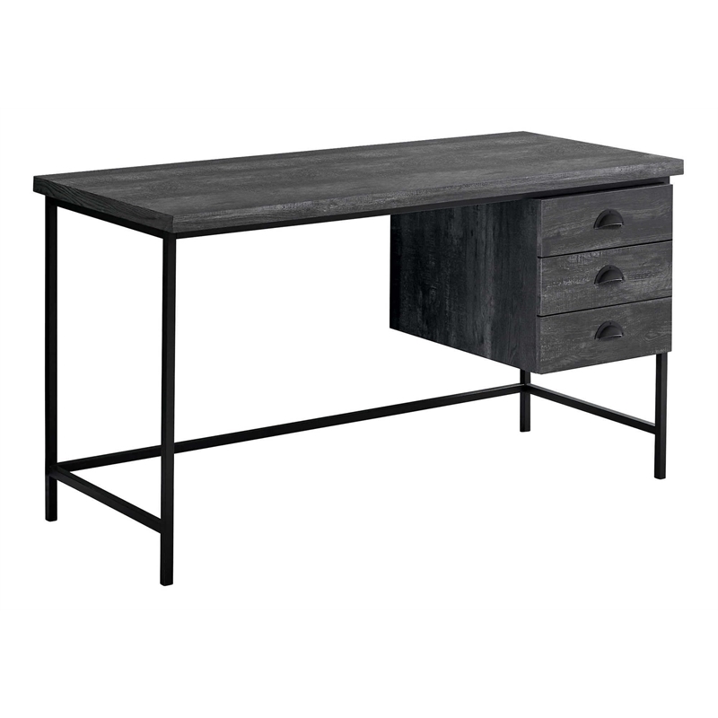 Pemberly Row Computer Desk Home Office Laptop Storage Drawers 55